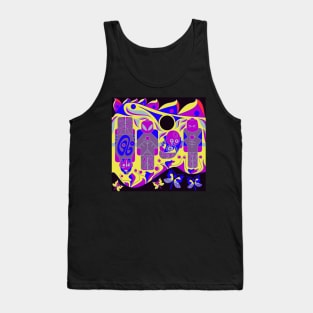 the alien mystery in game board ecopop pattern Tank Top